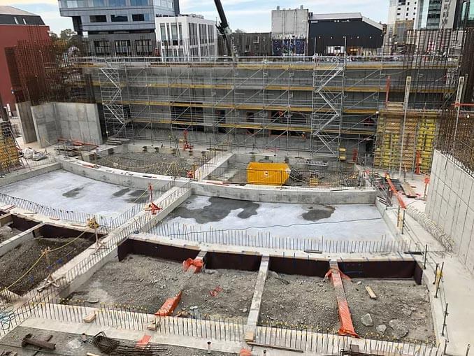 Christchurch Convention and Exhibition Centre takes shape