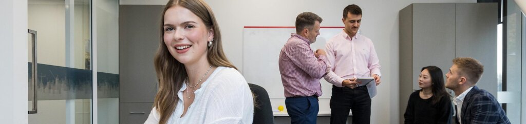 Staff working in Rawlinsons office
