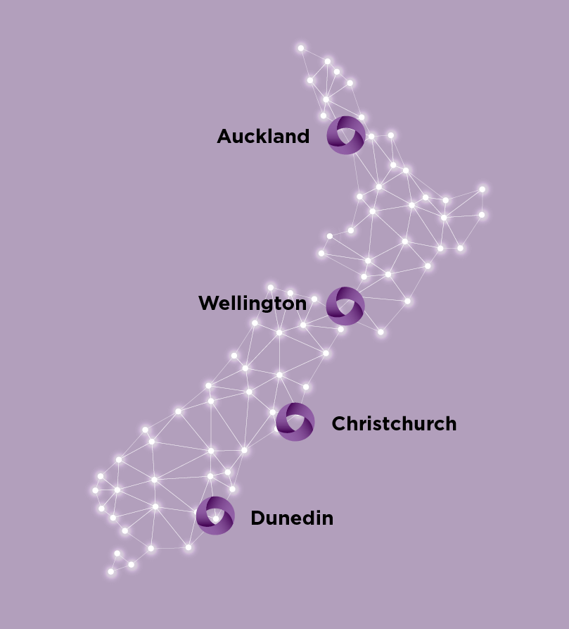 nz-map Rawlinsons offices indicated on map of New Zealand