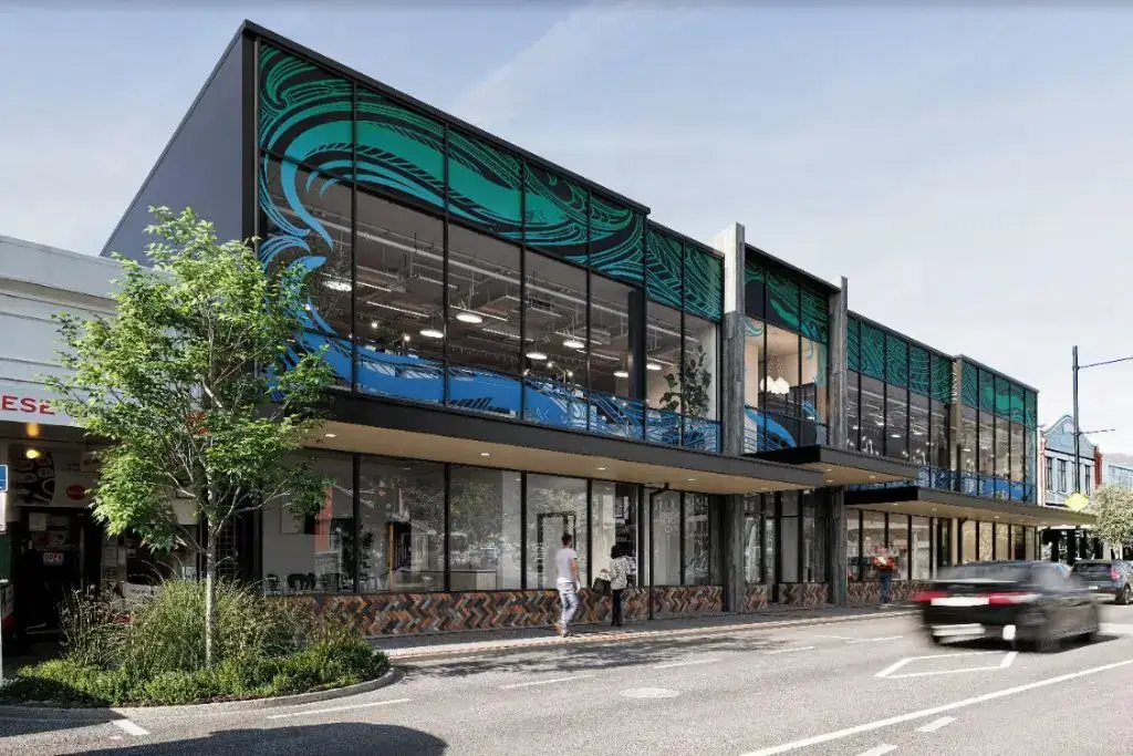 Street view of South Dunedin Library