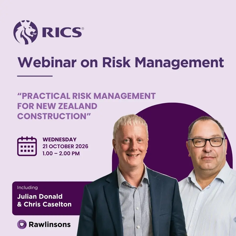 RICS Webinar on Risk Management